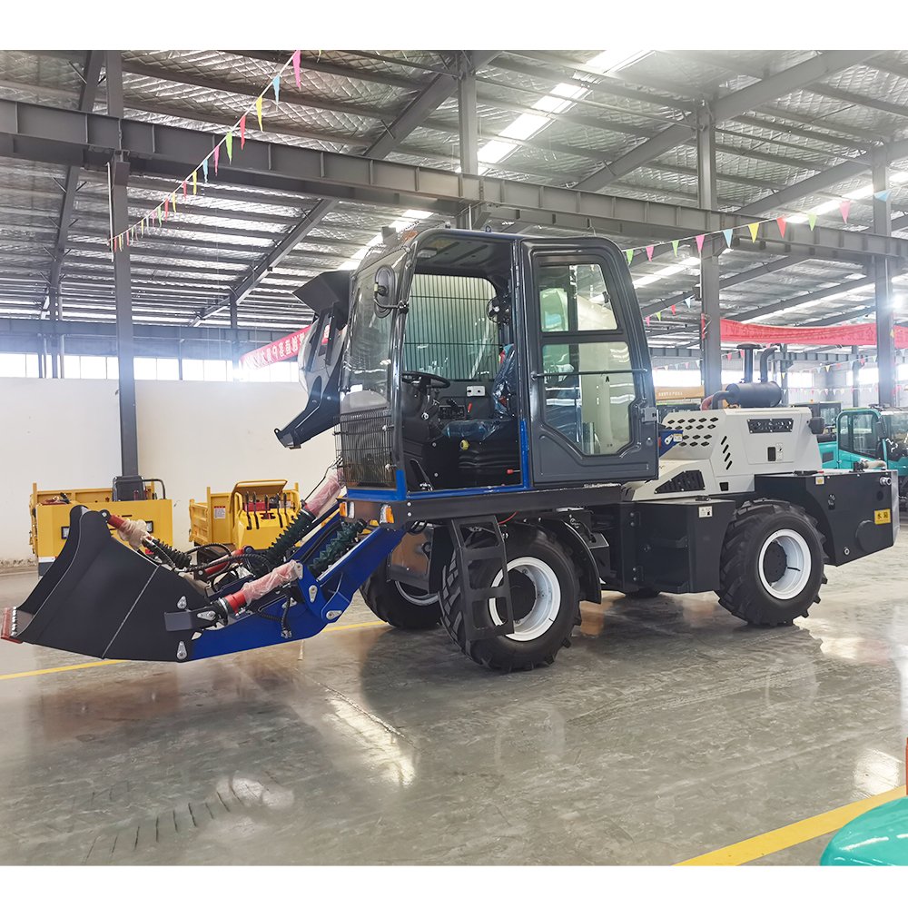 Self-Loading 2m3 Coagulant Mixer Truck Factory Straight Mobile 360° Construction Site Access Core Components Incl Motor Engine