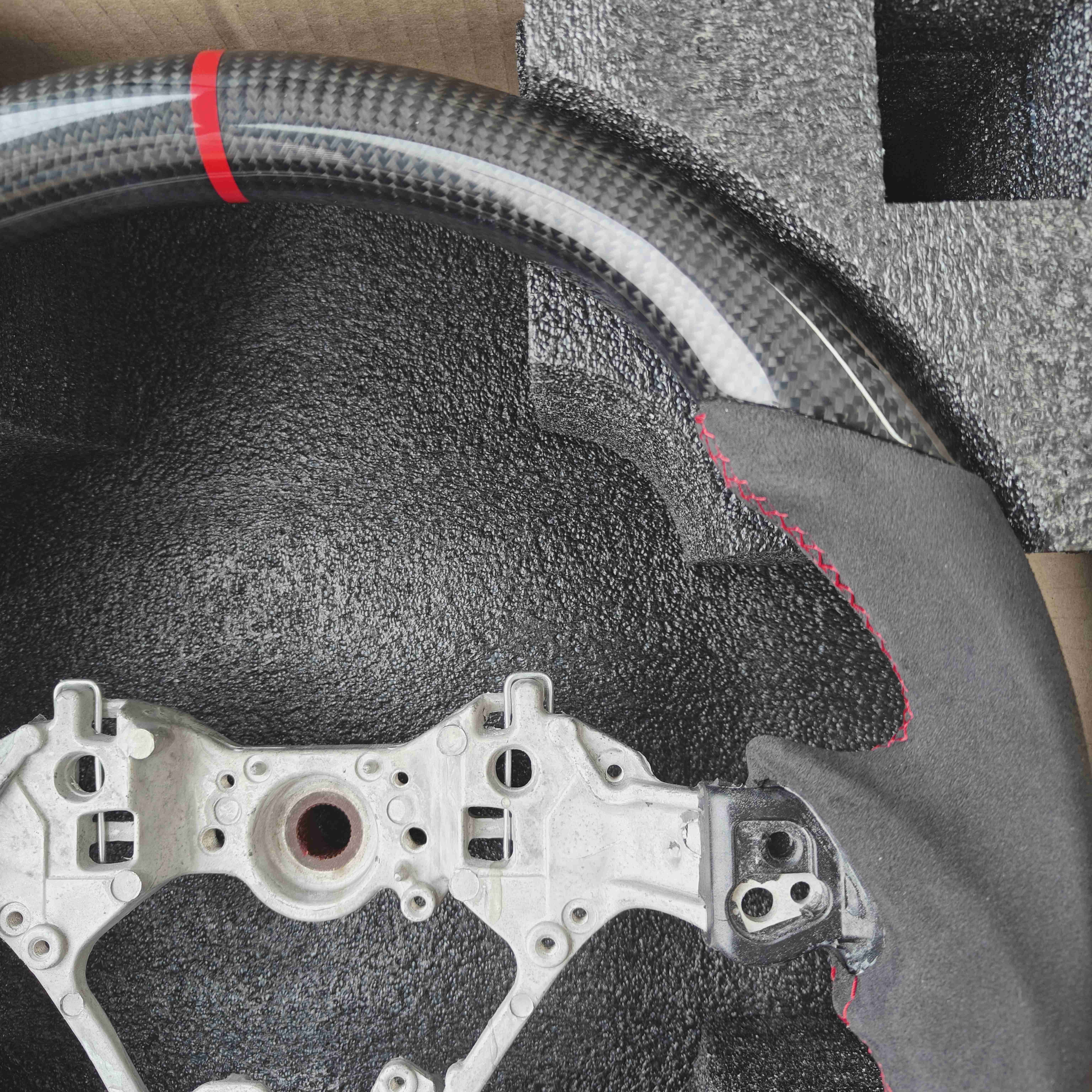 For Toyota GR86 Subaru BRZ 2017-UP Carbon Fiber Alcantara Interior Accessories For Cars Sport Custom Wholesale Steering Wheels