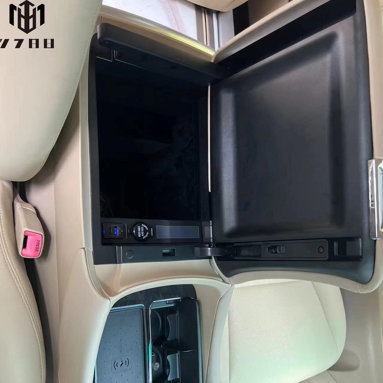 FOR to Yo Ta Alphard/Vellfire 30 AGH Armrest Box with Wireless Charging
