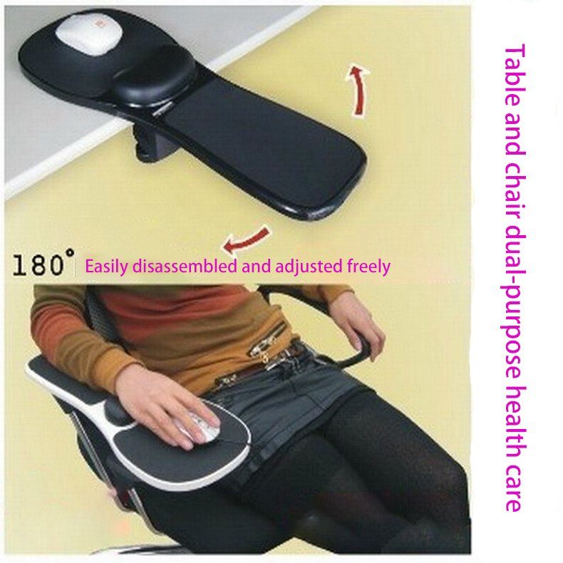 Lylong Attachable Rotating Rest Extender Armrest Pad Desk Computer Table Arm Support Mouse Pads Health Care Arm Wrist