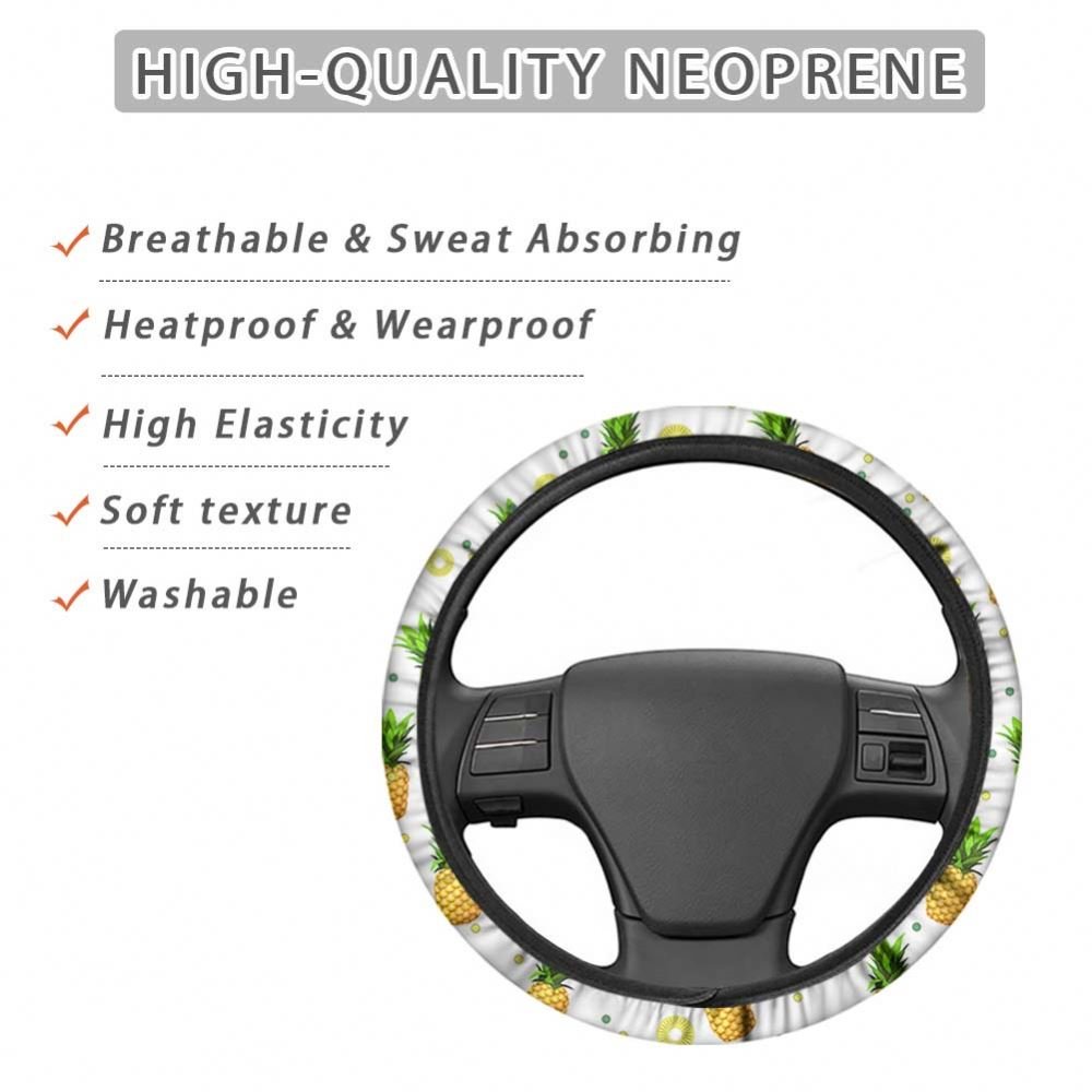 Custom Your Own Design Hot Selling Auto Steering Wheel Covers For Women Wholesale Universal Car Steering Wheel Covers For Unisex