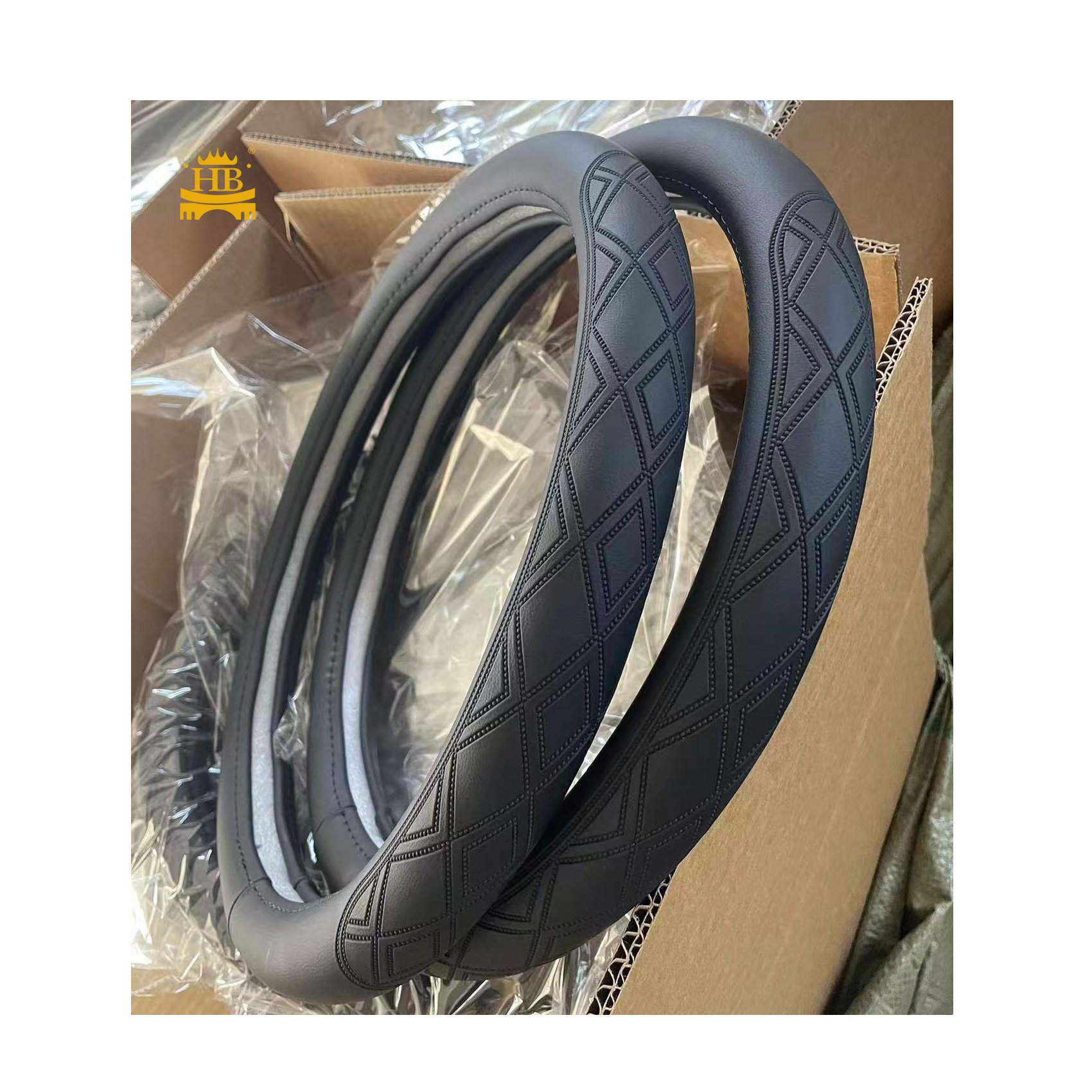 Vehicles Accessories Steering Wheel Cover Embossed Pattern M Size Car Steering Wheel Cover