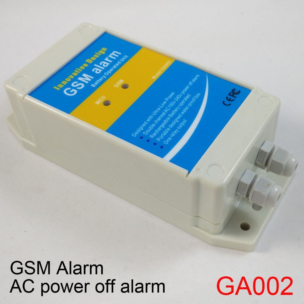 Battery Operated Gsm Alarm Box for AC Power Failure Alarm Unit GA002