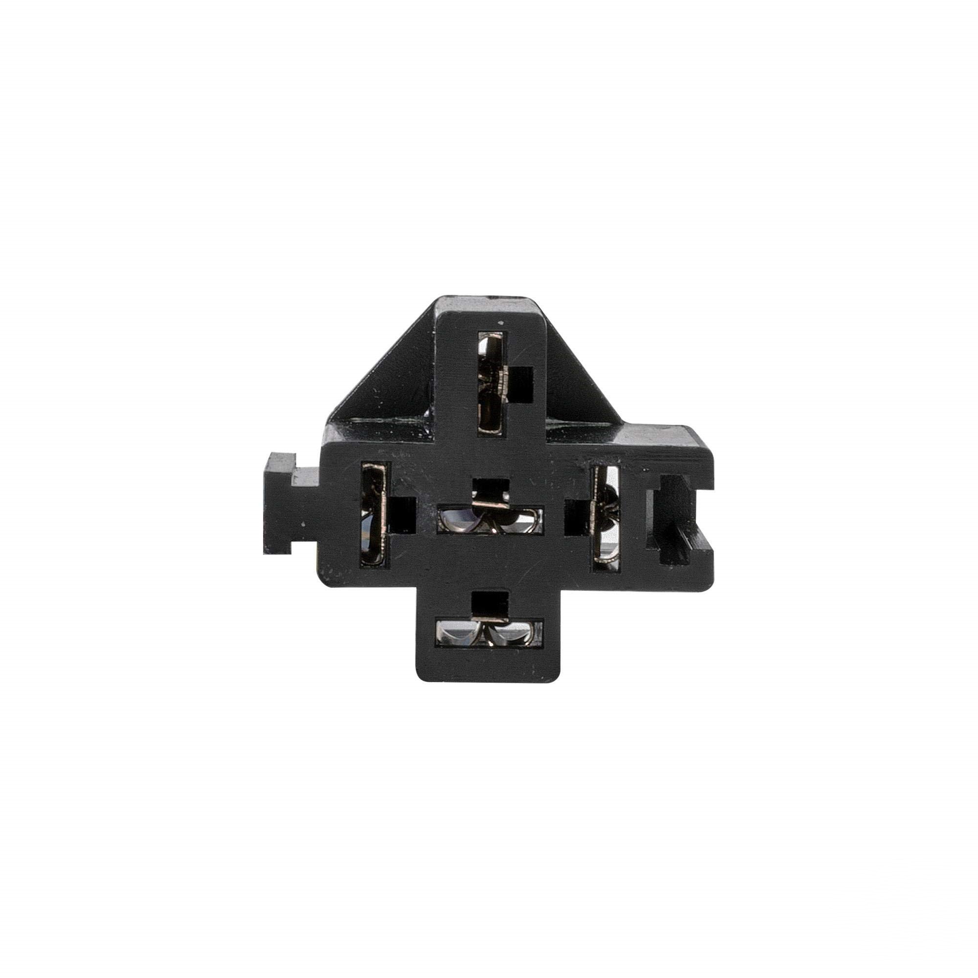 Musuha 5P Automotive Relay Socket Harness 12V DC 5-PIN SPDT High-quality Car Auto Relay Socket Plastic 5 Wire