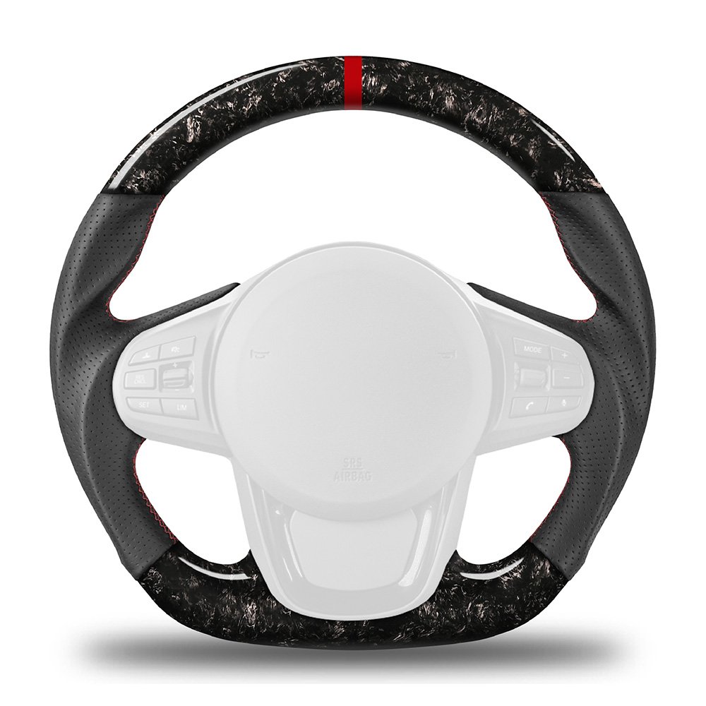 Premium Quality Ergonomic Steering Wheel Car Auto Top Layer Leather Steering Wheel