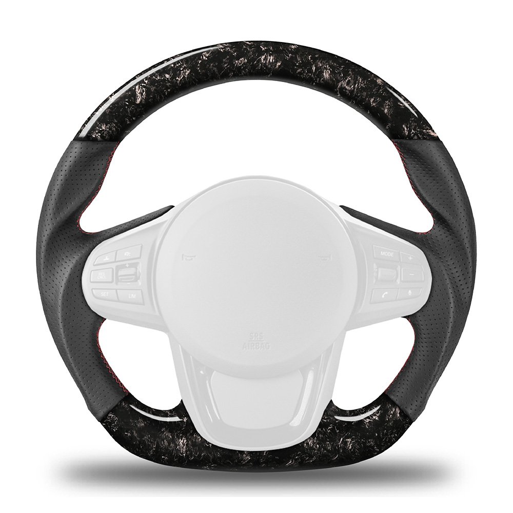 Premium Quality Ergonomic Steering Wheel Car Auto Top Layer Leather Steering Wheel