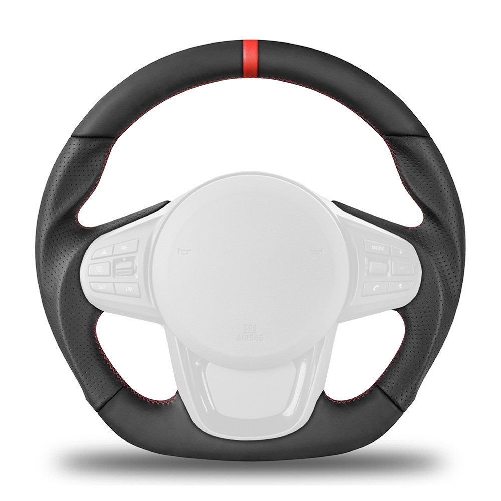 Premium Quality Ergonomic Steering Wheel Car Auto Top Layer Leather Steering Wheel