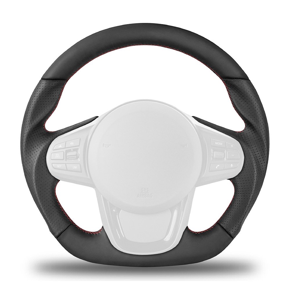Premium Quality Ergonomic Steering Wheel Car Auto Top Layer Leather Steering Wheel