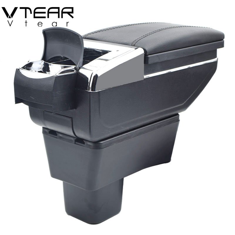 Vtear Armrest Interior Center Console Storage Box Arm Rest Car-Styling Decoration Accessories Parts Organizer for SUZUKI Swift