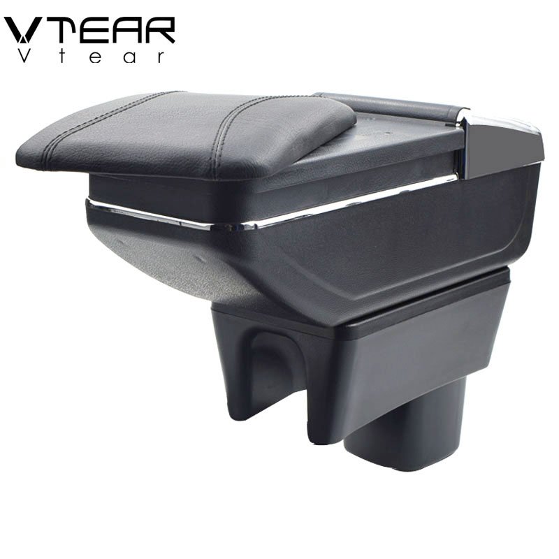 Vtear Armrest Interior Center Console Storage Box Arm Rest Car-Styling Decoration Accessories Parts Organizer for SUZUKI Swift