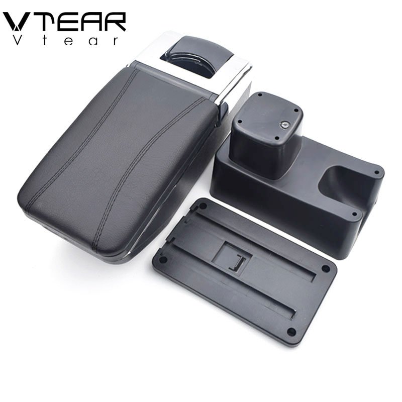 Vtear Armrest Interior Center Console Storage Box Arm Rest Car-Styling Decoration Accessories Parts Organizer for SUZUKI Swift