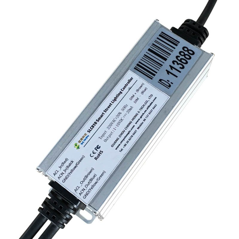 Street Light Control Panel for Automatic Street Lighting Application with Map Location ID Address Tracking for Remote Monitoring
