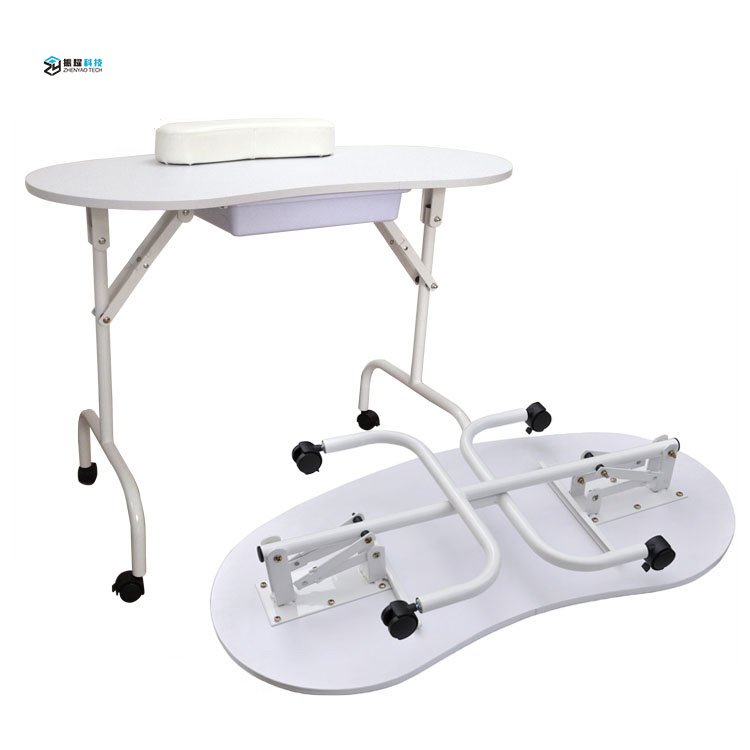 Modern Simple Design Portable Folding Nail Salon Manicure Table