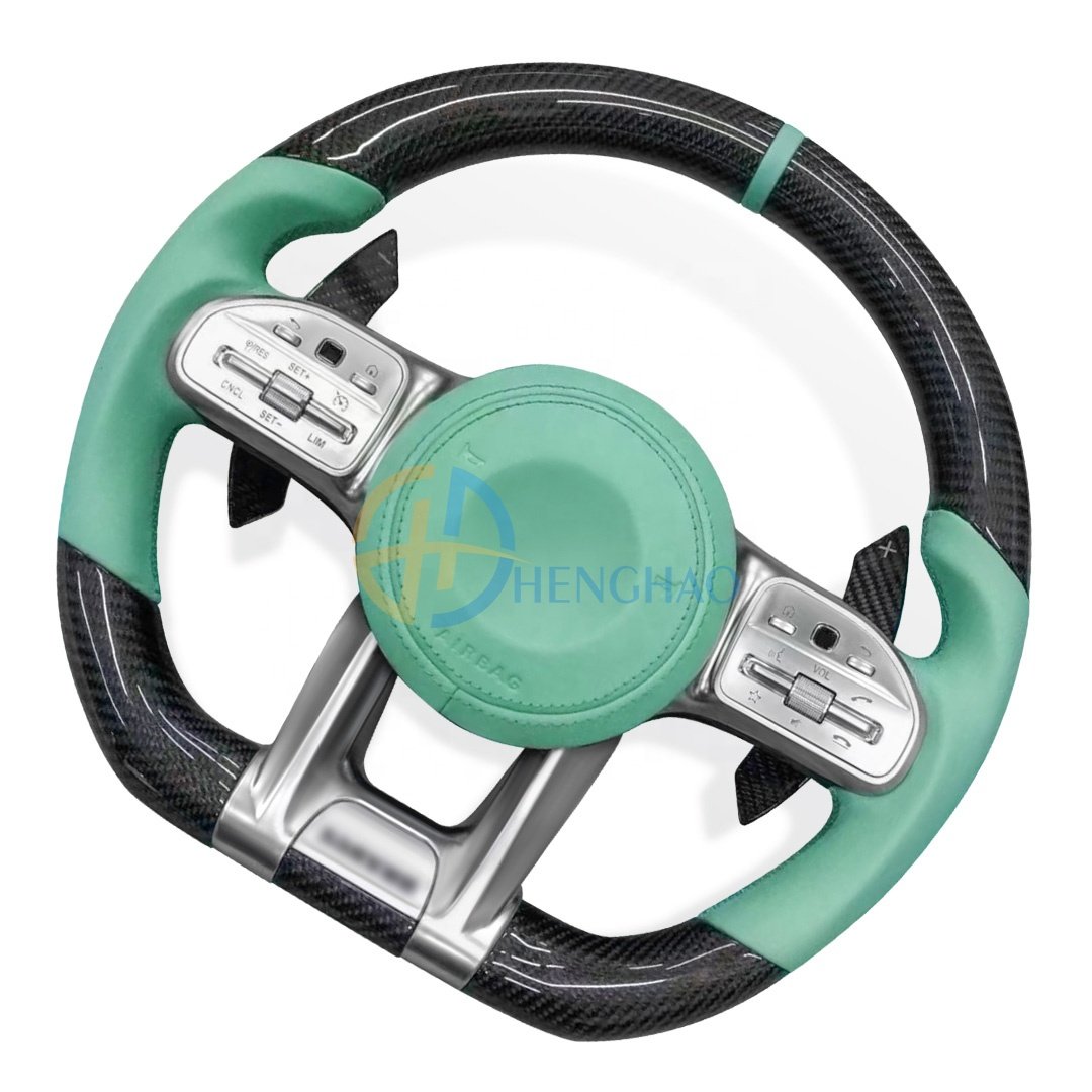Customized Steering Wheel For Mercedes Benz AMG C-Class G-Class E-Class GLK W204 W221 W463 W166 W205 Carbon Fiber Steering Wheel