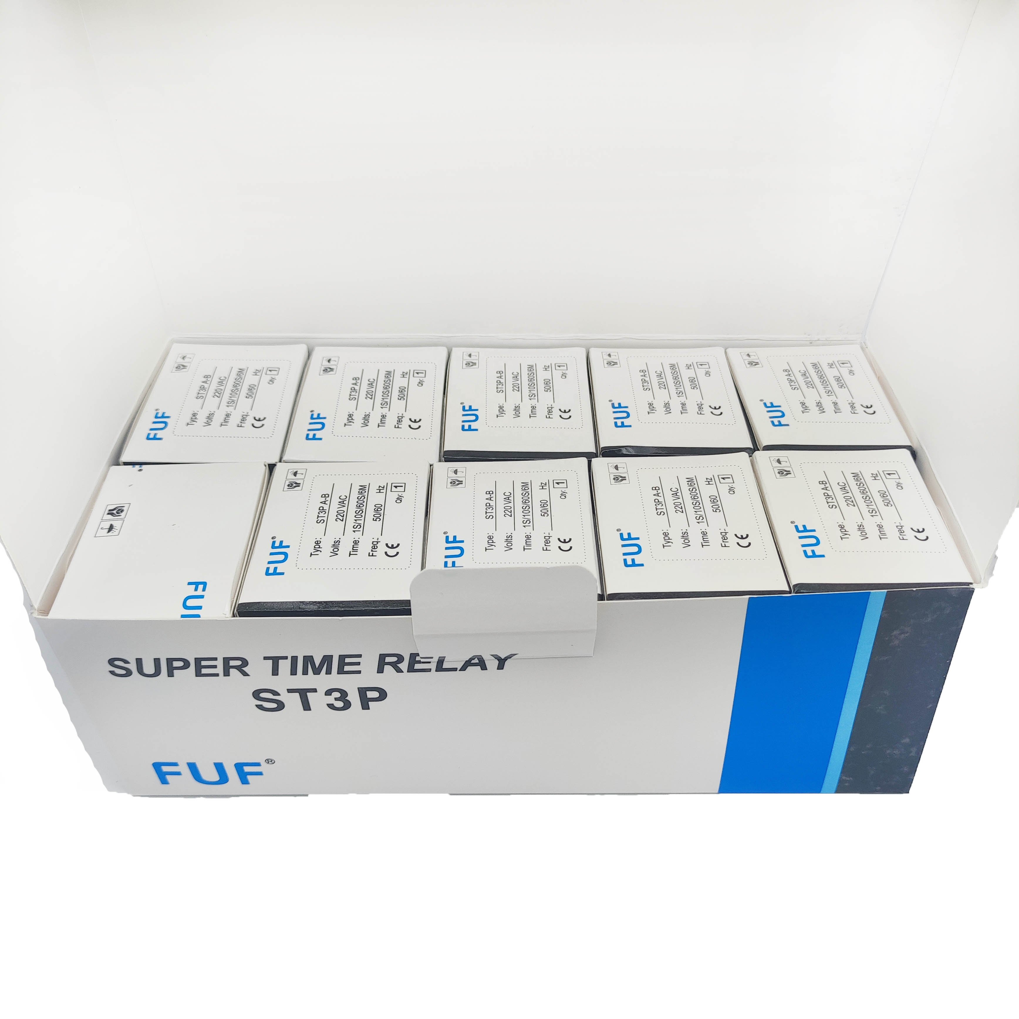 St3p Time Delay Relay 220V On-delay Timer Relay DC 12V 24V 30V AC 110V 220V 240V 380V Time Relay Timer Without Base