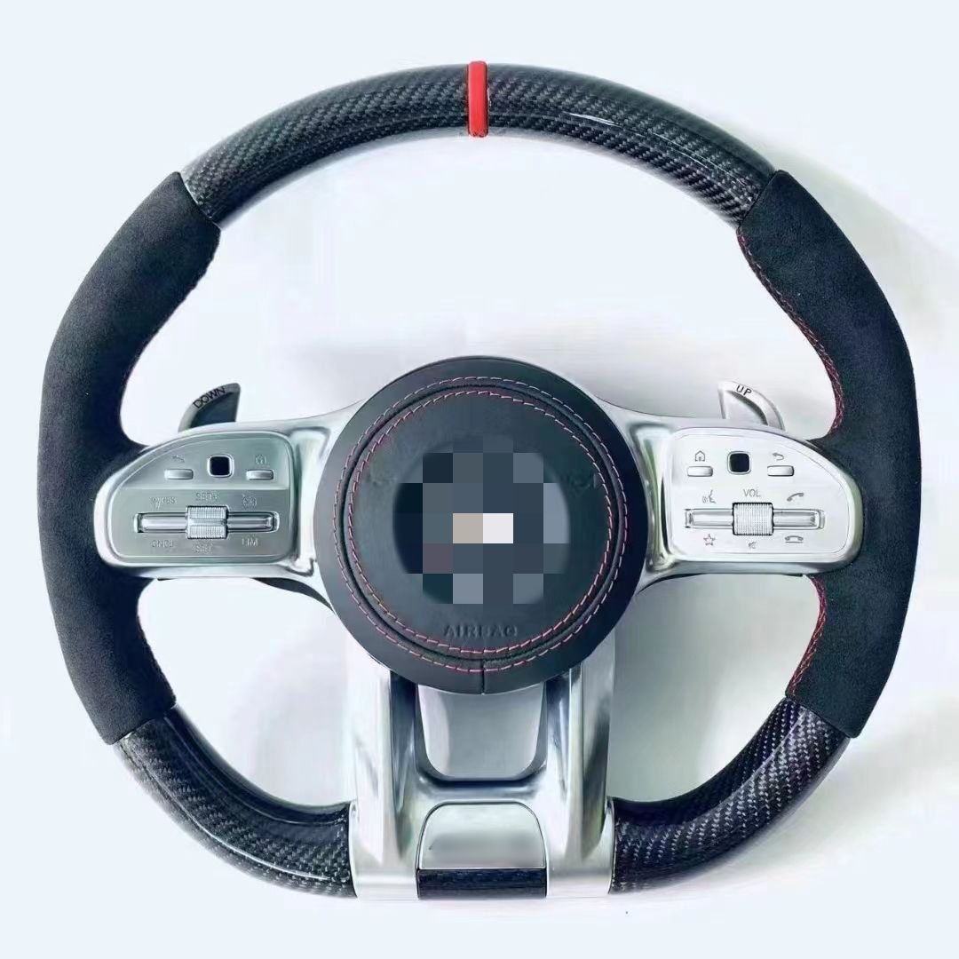 Leather Car steering wheel for Multiple vehicle models for Benz S500 E300 gla gle