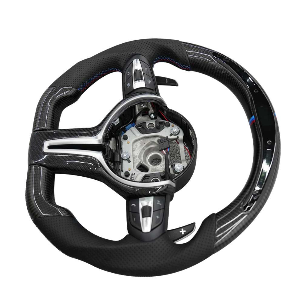 Carbon Fiber LED Steering Wheel for BMW M2 M3 M4 M5 M6 X5 F30 F80 F82 F83 F87