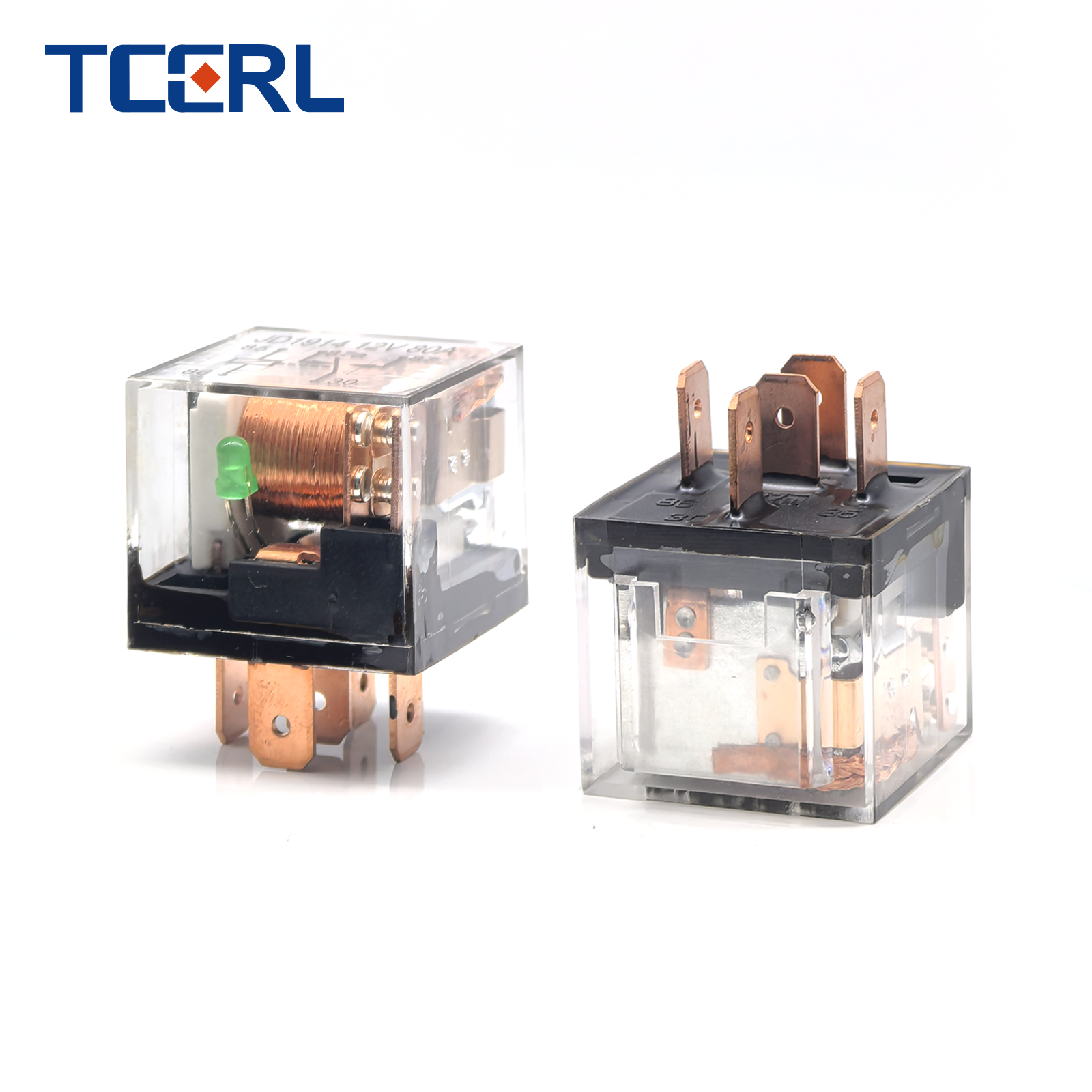 Automotive Relay TCV4 Miniature High-power 40A AUTO Sealed 4 5 Pins 1C(1Z) Socket 12v Relay 4 Pin Jd1912 Terminals Plug-in