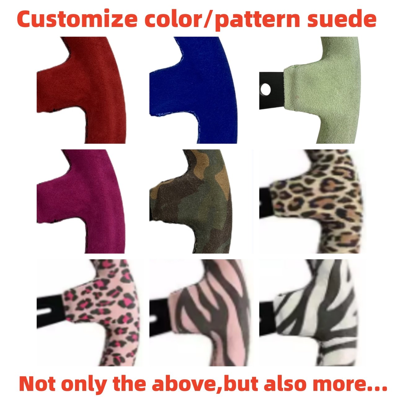 Customize universal 13/14 inch leather steering wheel car steering wheel steering wheel