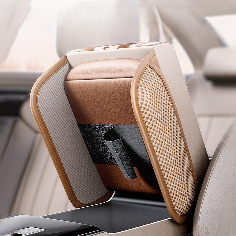 Universal Car Interior Accessories Leather Armrest Cover Cushion with 2 Storage Bags Protector Car Armrest Seat Box