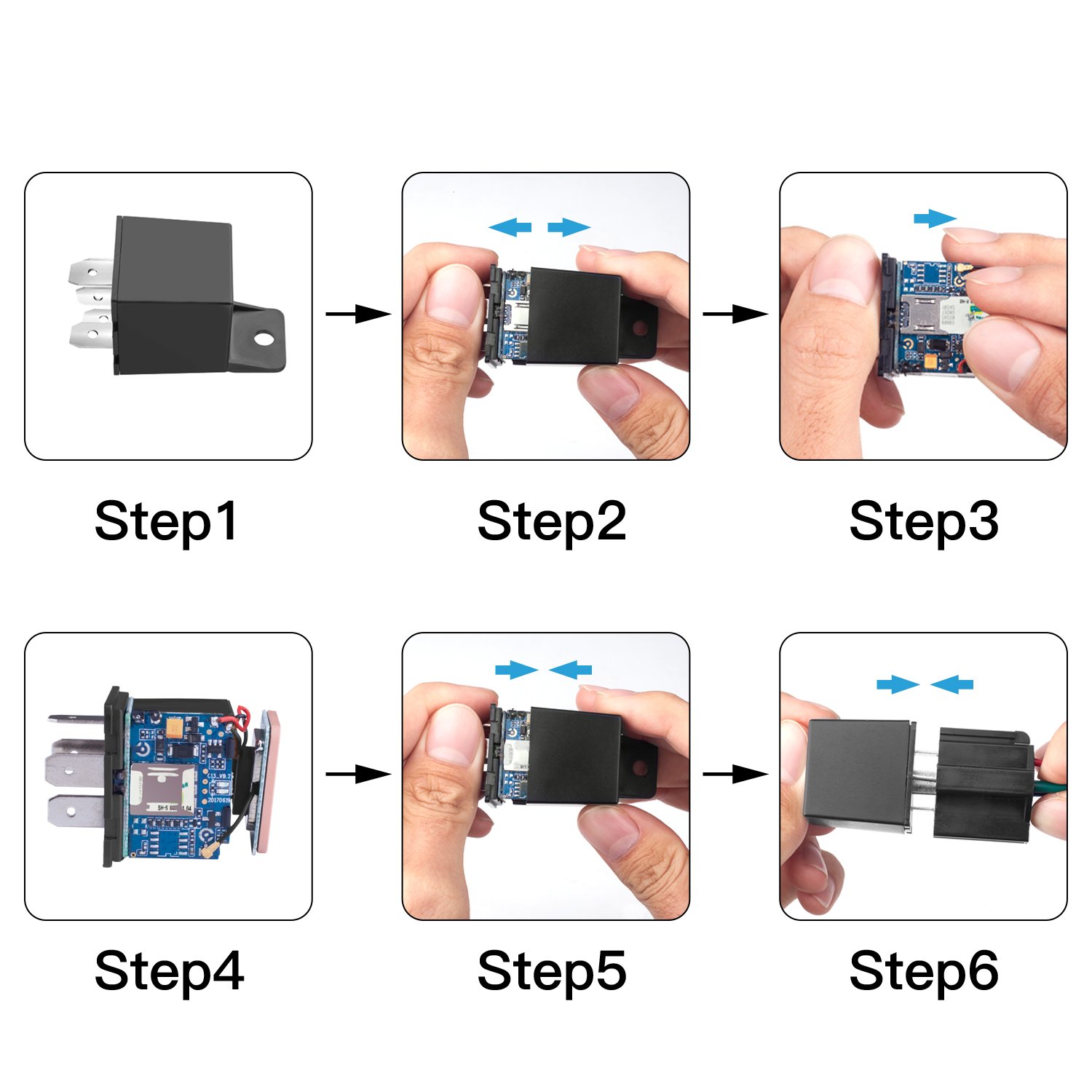Upgrade Cj730 Gps Auto Platform Mv730 Acc Detection Relay Vehicle Tracking Gps Device Rele Rastreador Gps Para Vehiculo
