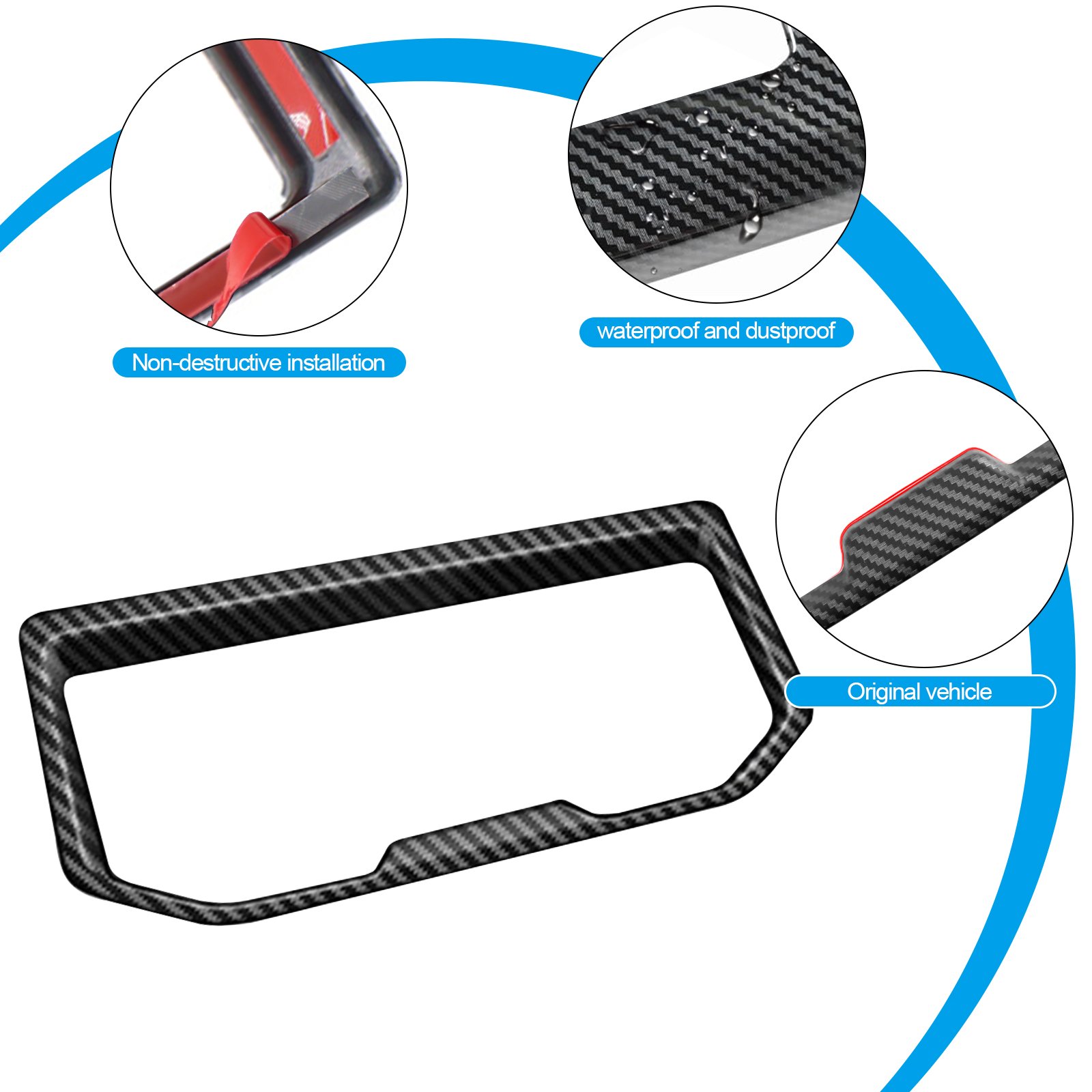 Suitable for Toyota Tacoma 2024 2025 Armrest Box Rear Water Cup Frame Tacoma Rear Drain Cup Holder Car Interior Accessories