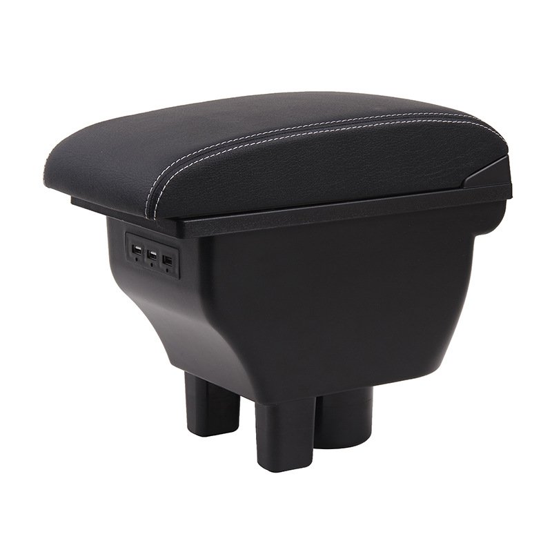 Car USB Armrest Box Central Console Arm Store Content Box Cup Holder Car Center Armrest Box