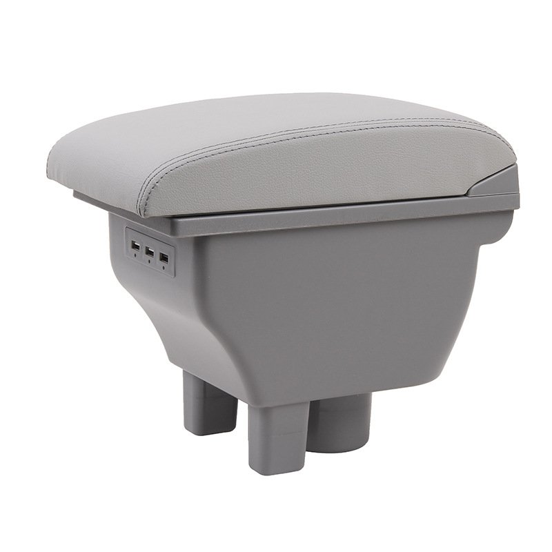 Car USB Armrest Box Central Console Arm Store Content Box Cup Holder Car Center Armrest Box