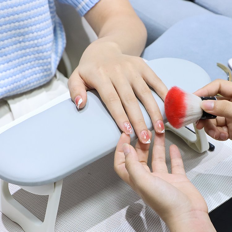 Folding Nail Hand Manicure Rest Arm Stand Pillow Cushion Holder Table Desk Armrest Sponge Support Mat Polish Tool Practice Salon