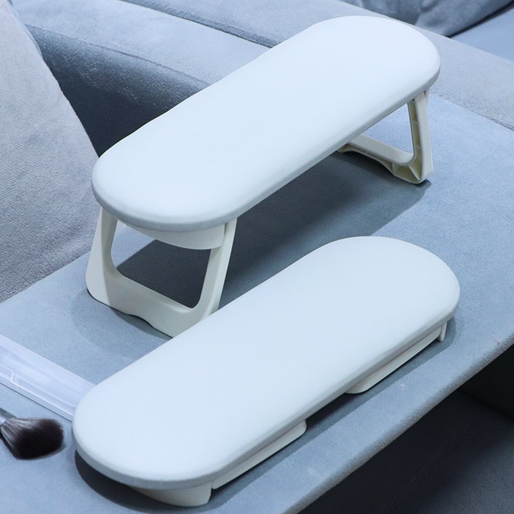 Folding Nail Hand Manicure Rest Arm Stand Pillow Cushion Holder Table Desk Armrest Sponge Support Mat Polish Tool Practice Salon