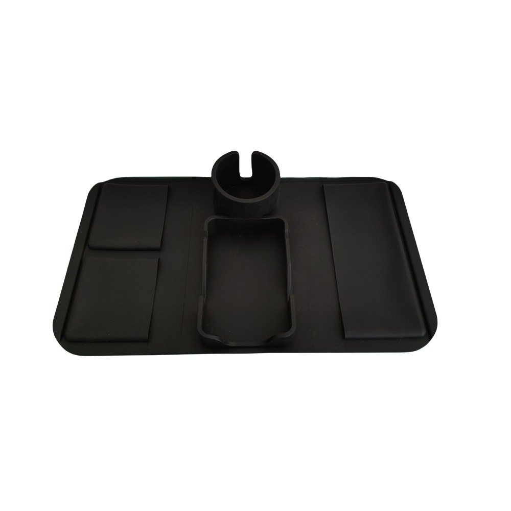 BPA-Free Anti-Spill Silicone Couch Cup Holder Dirt-Resistant Sofa Armrest Tray Remote Snacks Cellphone IPad-Gift Family Friends