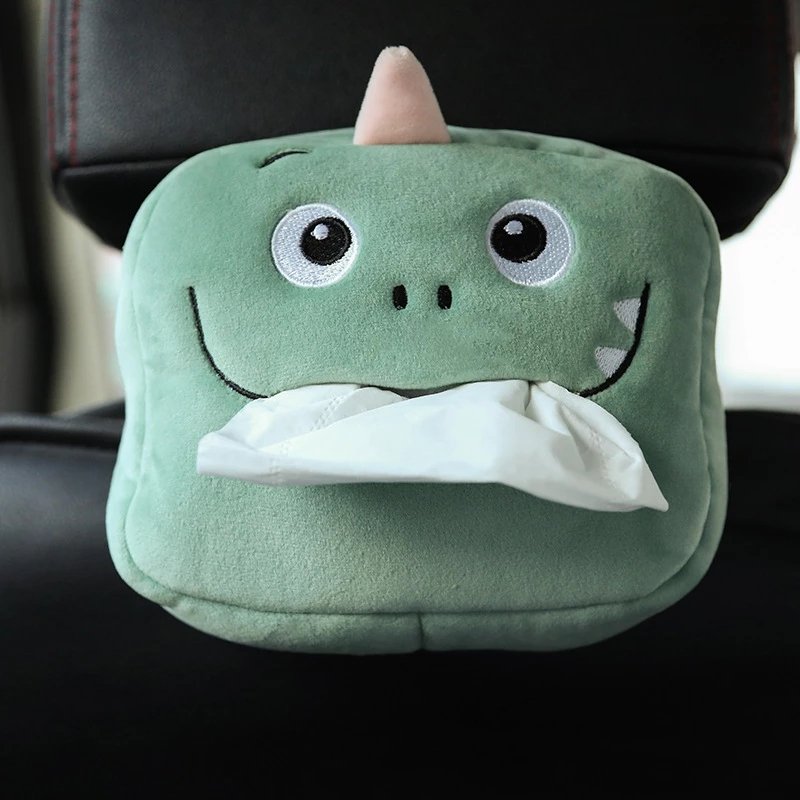 TX Car Tissue Box Cartoon Car Plush Car Styling Portable Supplies Tissue Paper Box