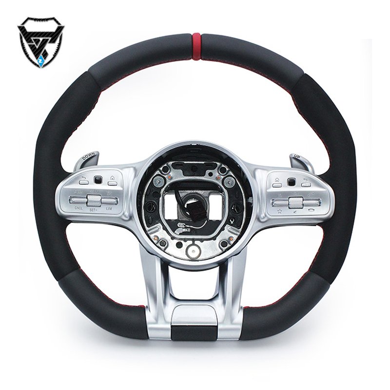 For Mercedes Benz A GLA B GLB C GLC E GLE CLS 2019-2023 custom sport model handle steering wheel modification 809-P50-F