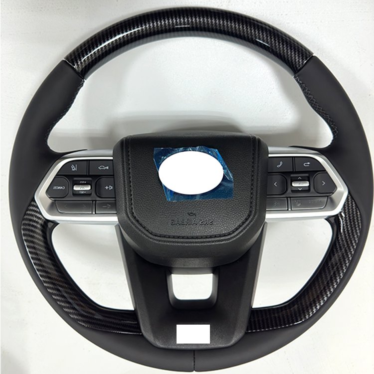 Hot Selling Steering Wheel 2015 up to 2018 2021 for Land Cruiser FJ200 2008 Car Black Toyota Accessories Set