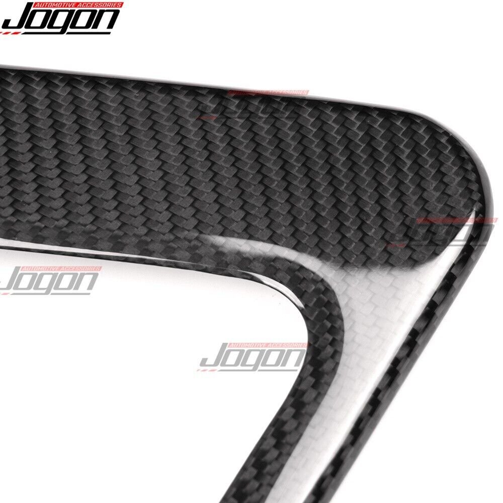 Real Dry Carbon Fiber Central Center Console Storage Armrest Box Side Panel Trim Cover for Hyundai Ioniq 5 N 2022-2025