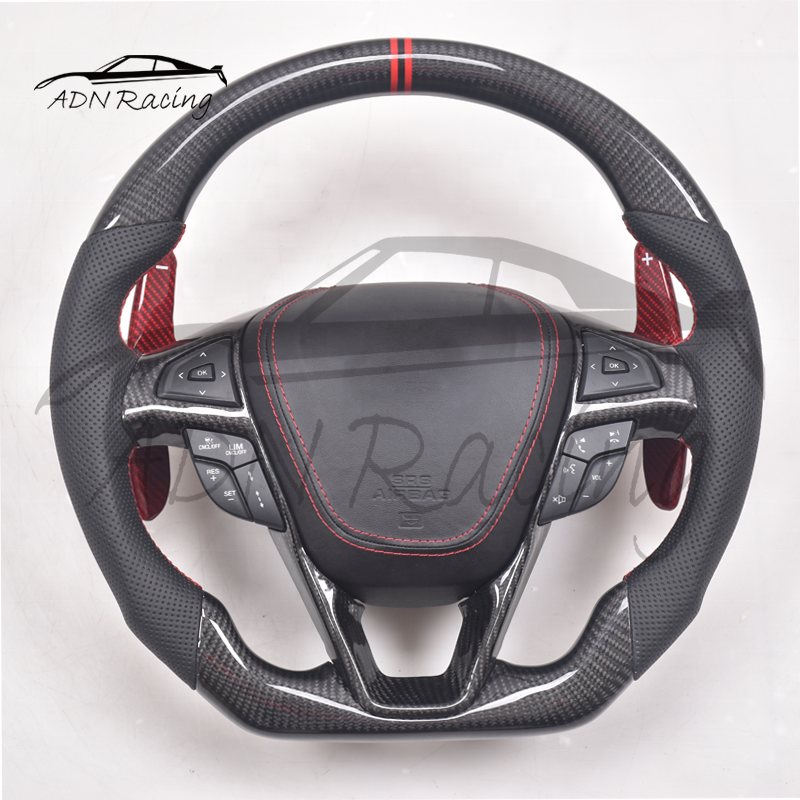 ADN Design Dry Carbon Fiber Custom Car Steering Wheel For FORD FOCUS RS /ST MK2