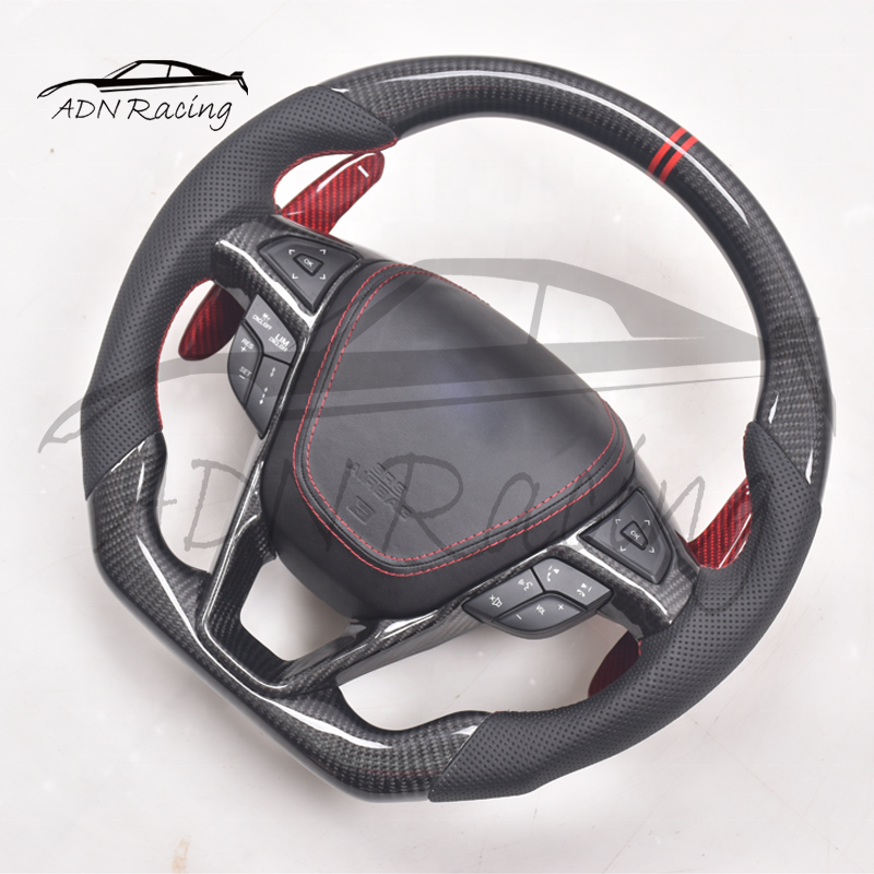 ADN Design Dry Carbon Fiber Custom Car Steering Wheel For FORD FOCUS RS /ST MK2