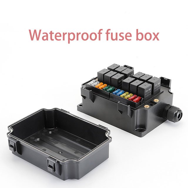Supply Caravan Boat 12 Road Waterproof 12V24V Multi Spotlight Modification Relay Control Fuse Box