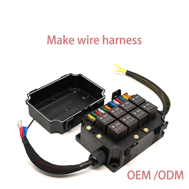 Supply Caravan Boat 12 Road Waterproof 12V24V Multi Spotlight Modification Relay Control Fuse Box