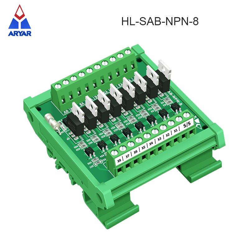 8 Channels Single Chip Microcomputer PLC Signal Amplifier Board Input and Output NPN/PNP Input Photocoupler Isolation