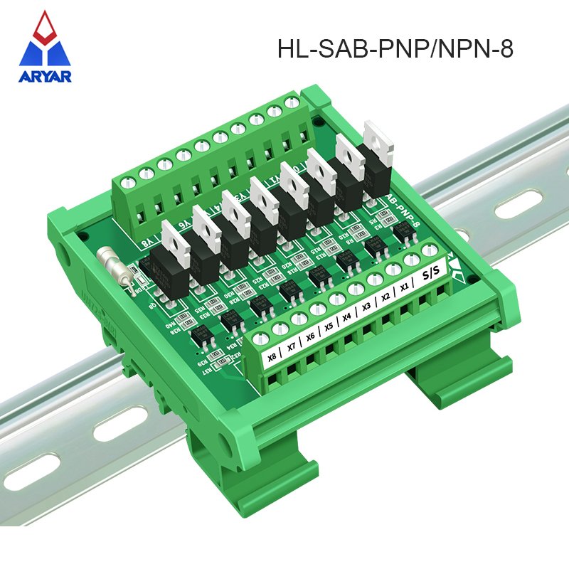 8 Channels Single Chip Microcomputer PLC Signal Amplifier Board Input and Output NPN/PNP Input Photocoupler Isolation