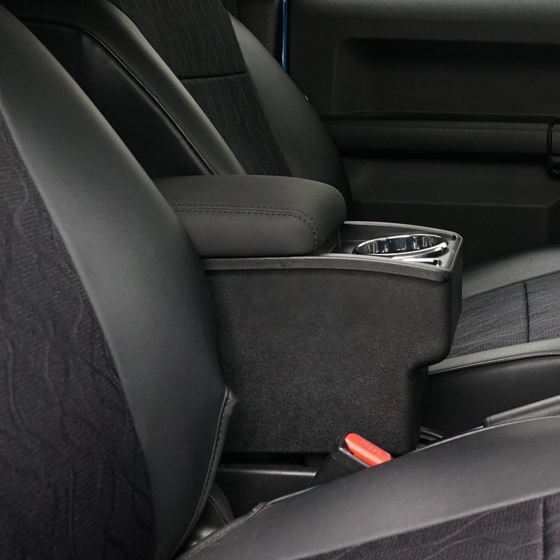 Jimny Accessories Armrest case Upgrade Leather Armrest Storage Box With Cup Holder for Suzuki Jimny/sierra JB64/JB74 (2018.7~)