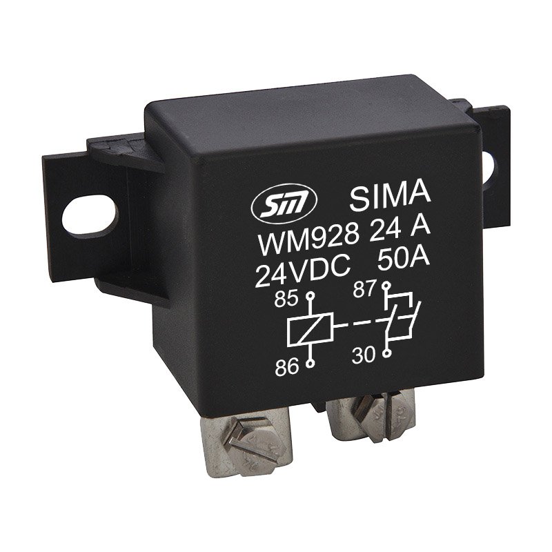 Auto Relays 4 Pin NO Automotive Relay with Insulation Bracket 75A/14vdc WM928