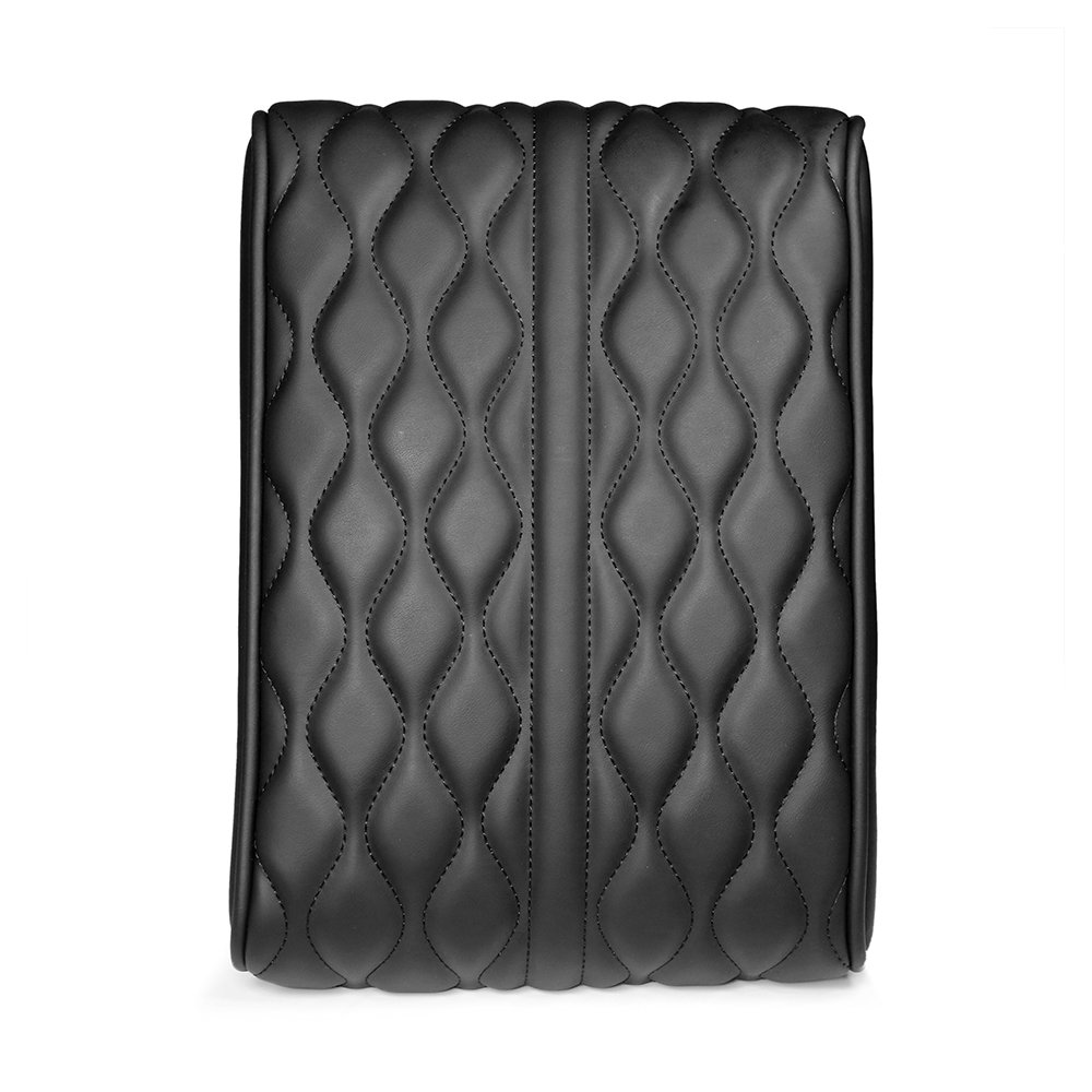 PU Leather Car Armrest Box Mat Memory Foam Armrest Seat Protective Pad for Universal Central Armrest Console Cover Cushion