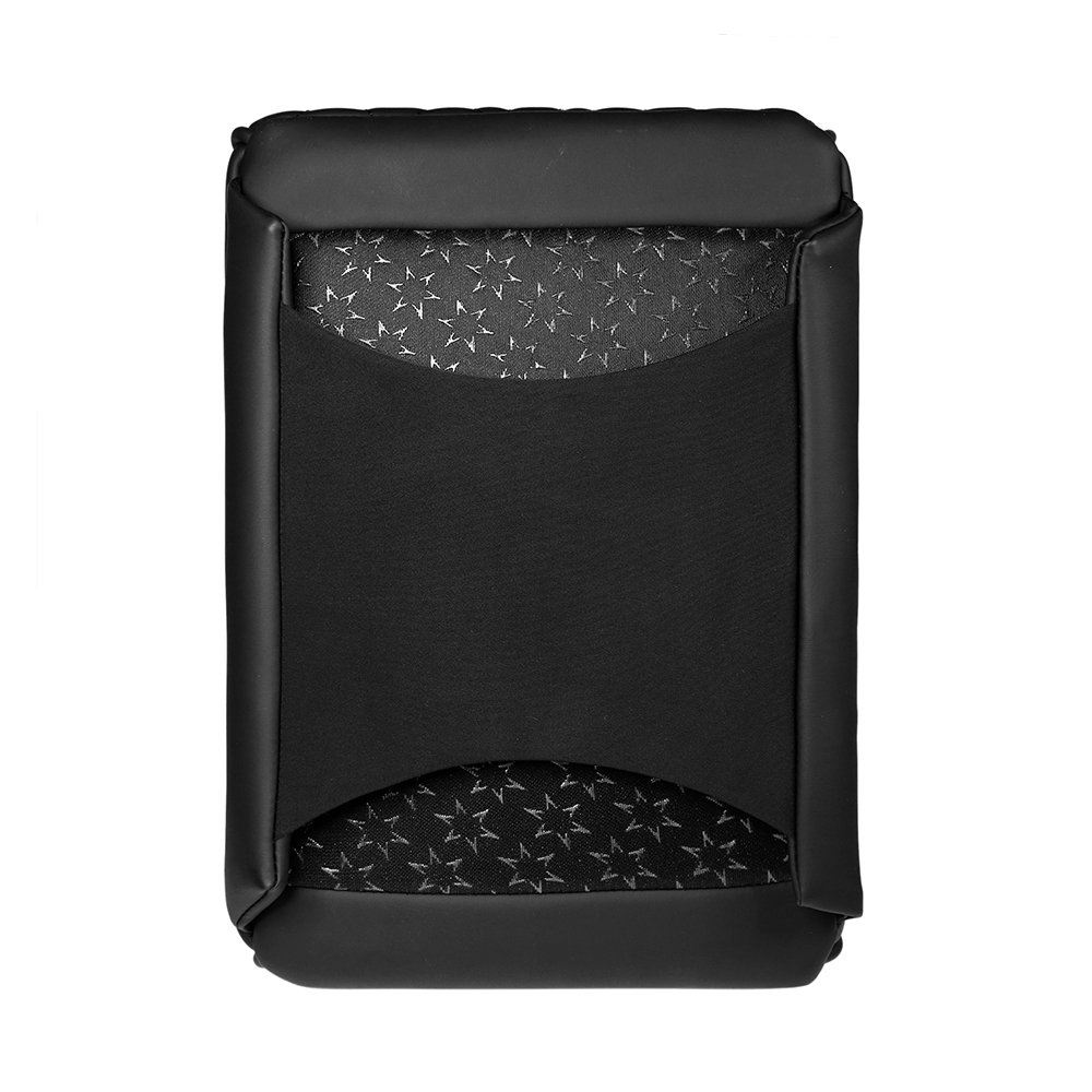 PU Leather Car Armrest Box Mat Memory Foam Armrest Seat Protective Pad for Universal Central Armrest Console Cover Cushion