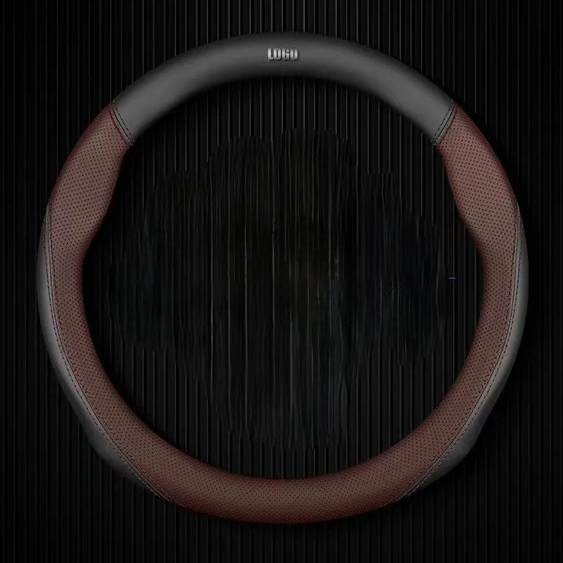 Customized Logo Protective Handbrake Steering Wheel Cover Universe Carbon Fiber Steering Wheel Decoration