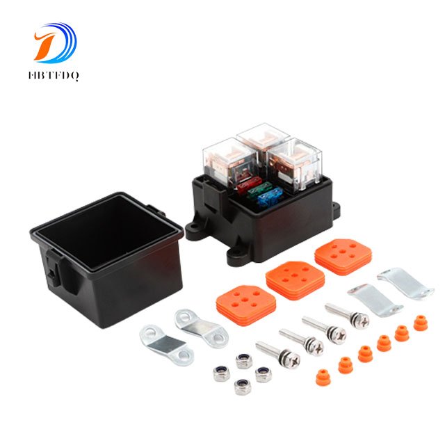 Automotive Relay Fuse Box ATC/ATO Blade Fuse Waterproof Fuse and Relay Box