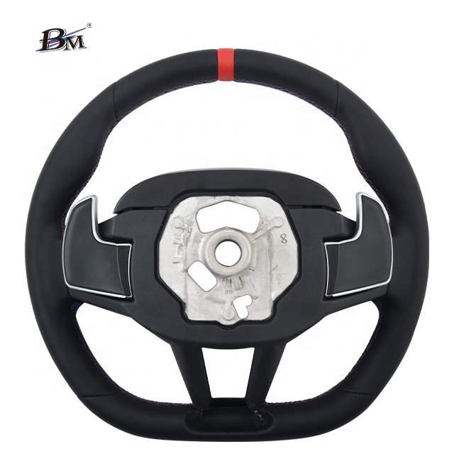 M Performance For BMW Chassis M4 F5-6-7 F10 F11 F12 F02 Interior Accessories For Cars Steering Wheels Plated Matte Silver Cover