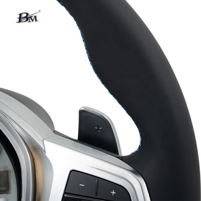 M Performance For BMW Chassis M4 F5-6-7 F10 F11 F12 F02 Interior Accessories For Cars Steering Wheels Plated Matte Silver Cover