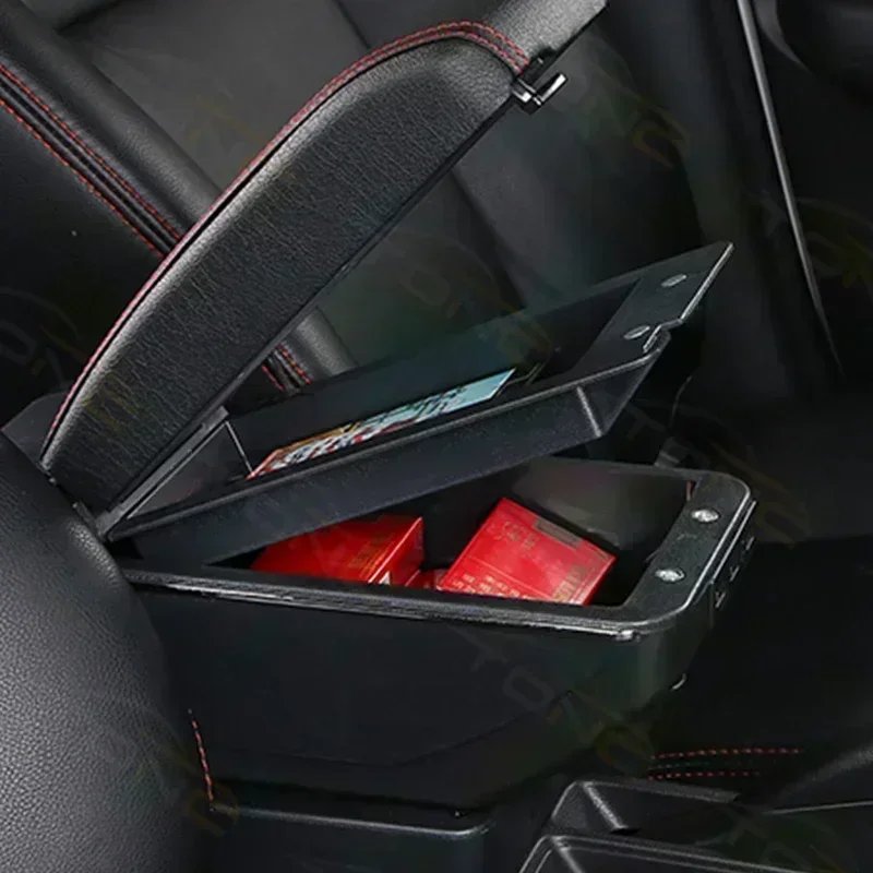 TONC Upgrade Your Hyundai I10 Interior Comfort with Armrest Box: USB Charging, Cup Holders, and Thoughtful Storage Compartment